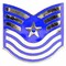EagleEmblems P03116 Rank-USAF,E7,MST.SGT. (Old) (LRG) (1-1/16'')